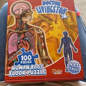 Human Body Floor Puzzle, new still in the wrapper   Great gift idea